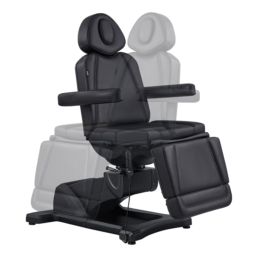 Pavo Facial Beauty Bed/Chair Full Electrical with 4 Motors Black DIR