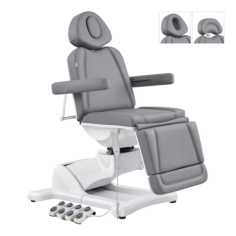 Pavo Facial Beauty Bed/Chair Full Electrical with 4 Motors Grey DIR
