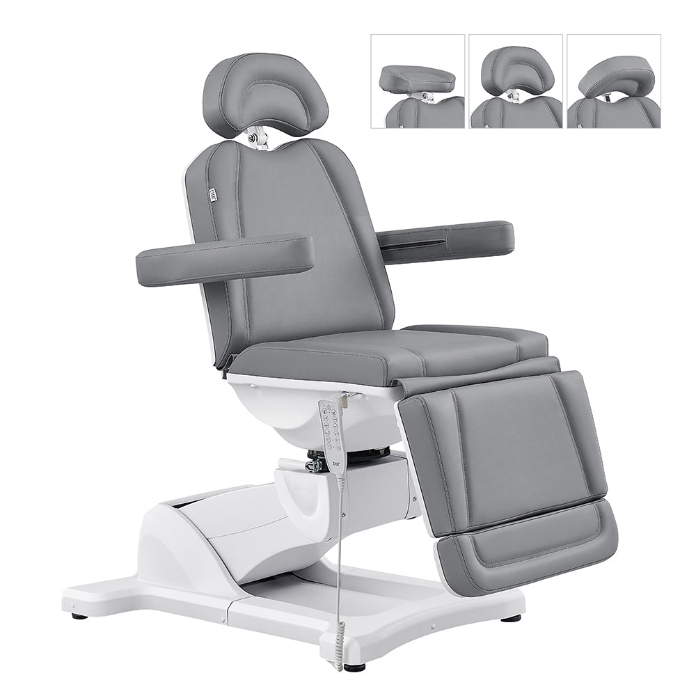 Pavo Facial Beauty Bed/Chair Full Electrical with 4 Motors Grey DIR
