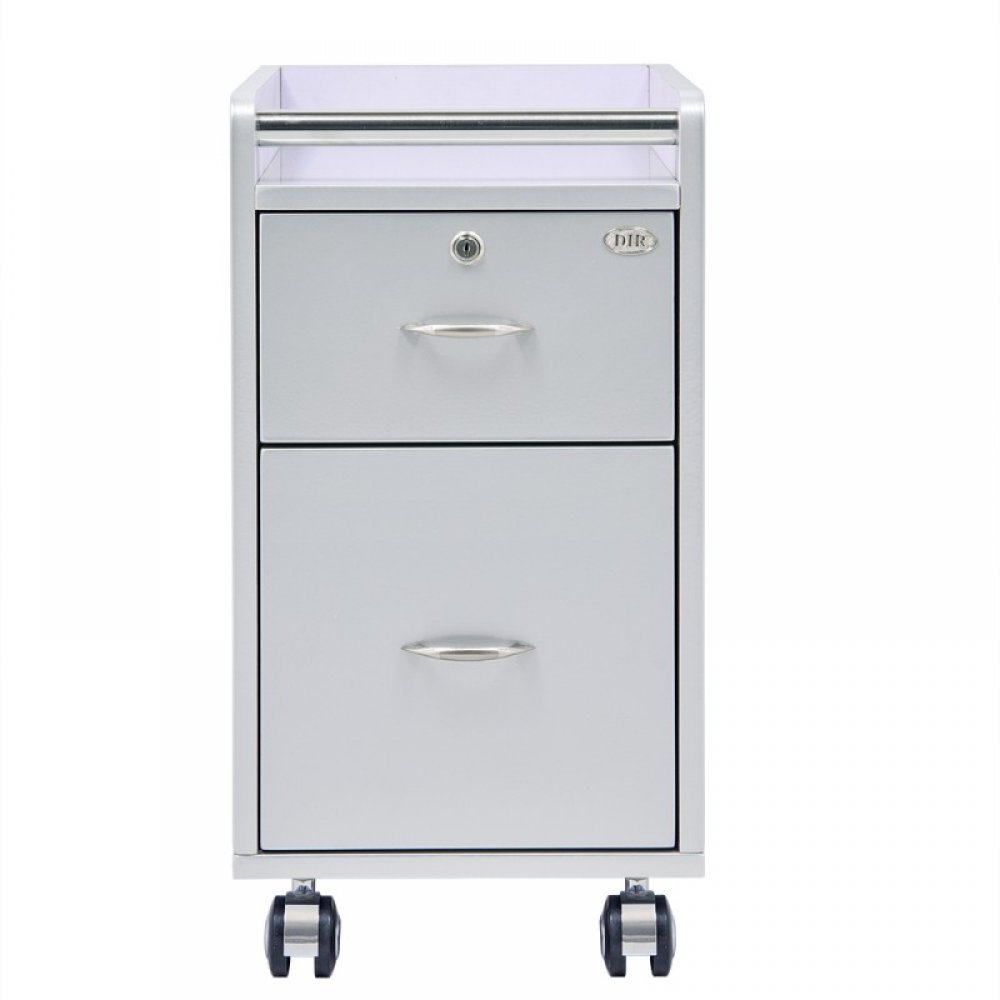 Pedi-Mani Trolley Cart Silver DIR