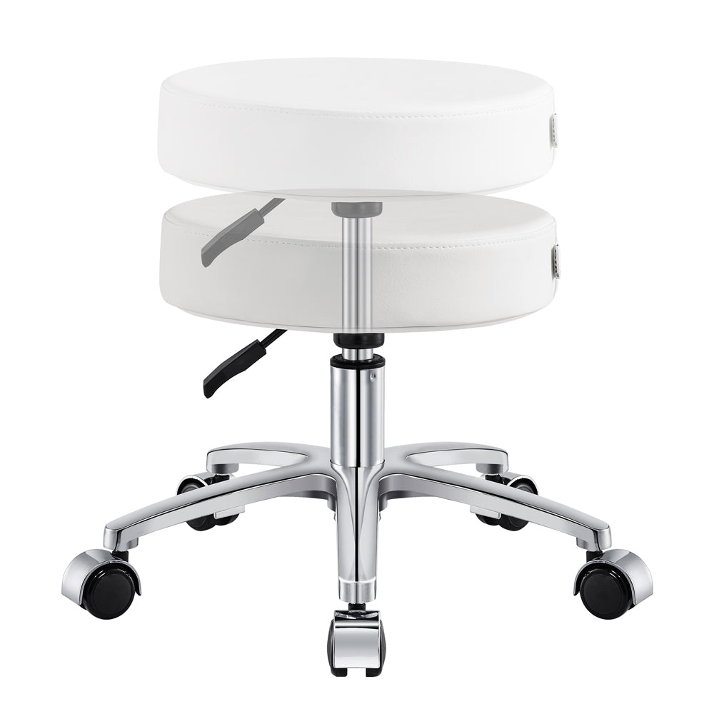 Panda Pedi Stool White DIR