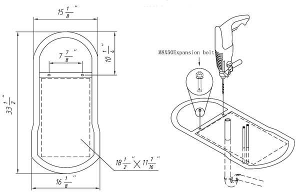 POSEIDON Salon Shampoo Unit AGS Beauty