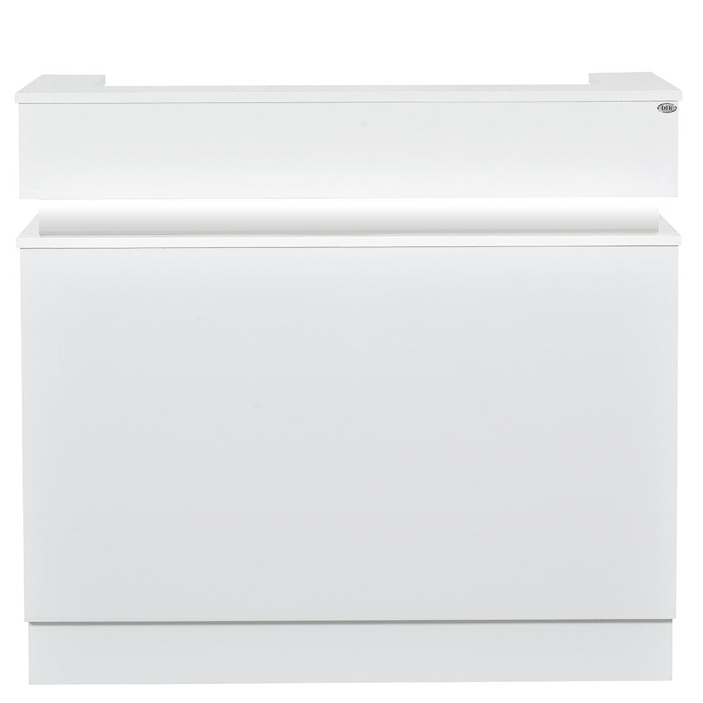 Langara LED Lighting Reception Desk White DIR