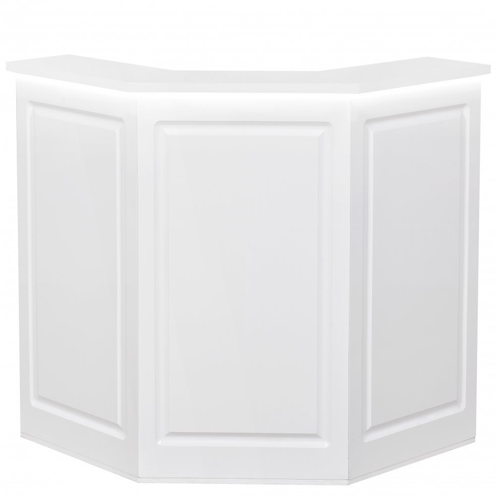 Valencia LED Reception Desk- Center White DIR