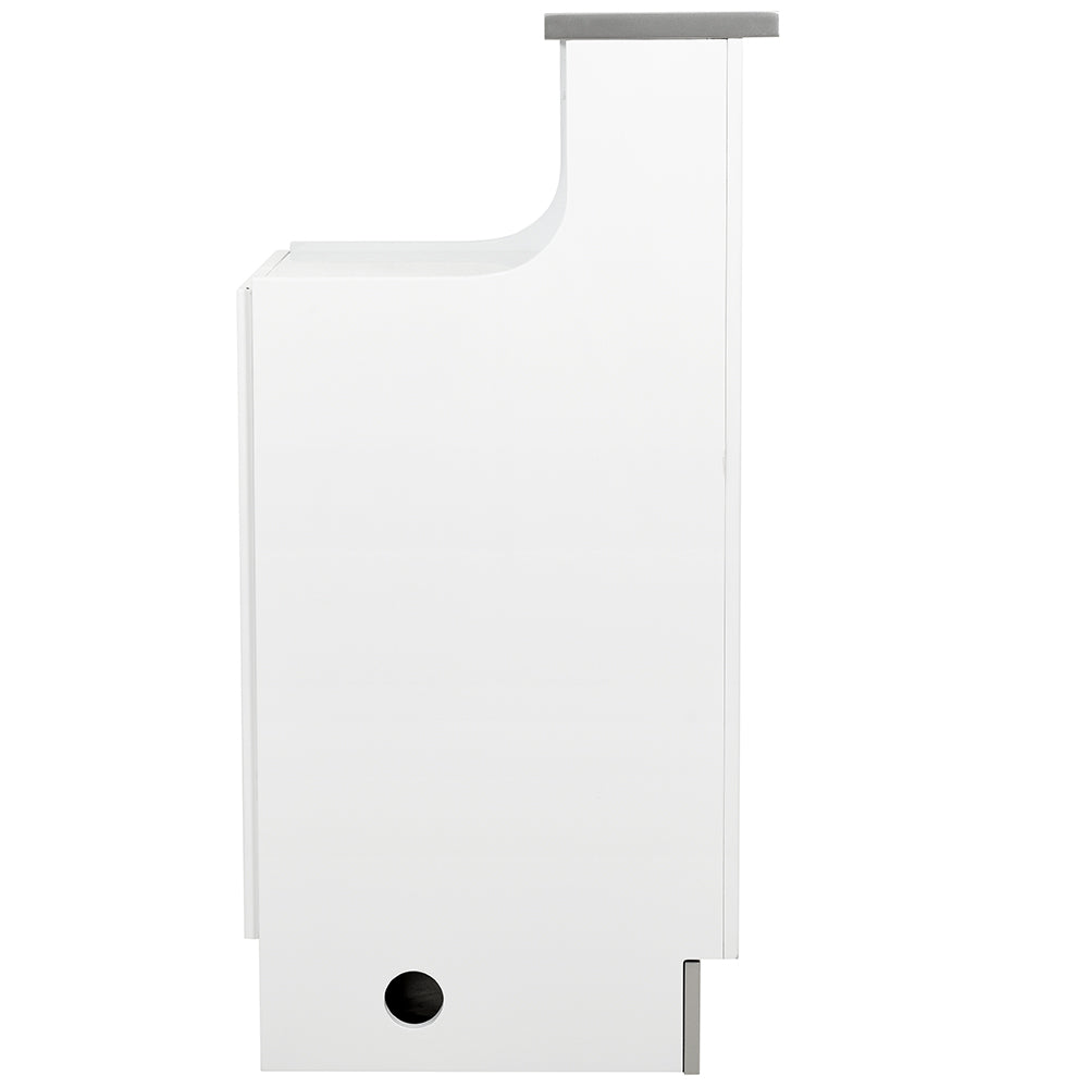 Janus LED Lighted Storage Reception Desk - Double Door DIR