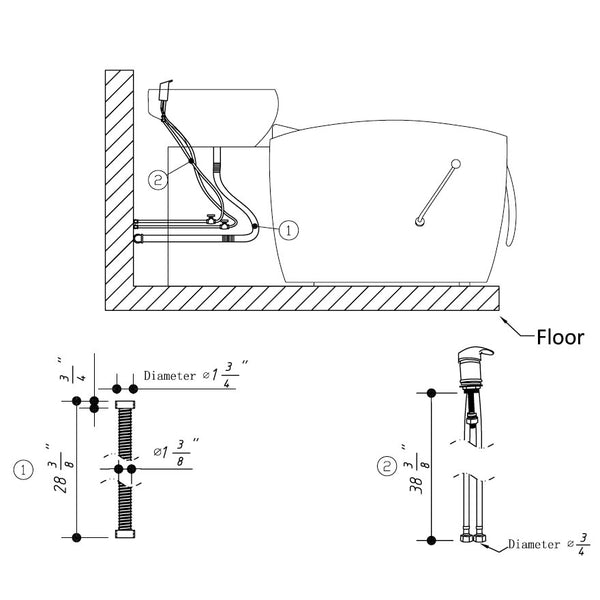 RIO Salon Shampoo Unit Chestnut AGS Beauty
