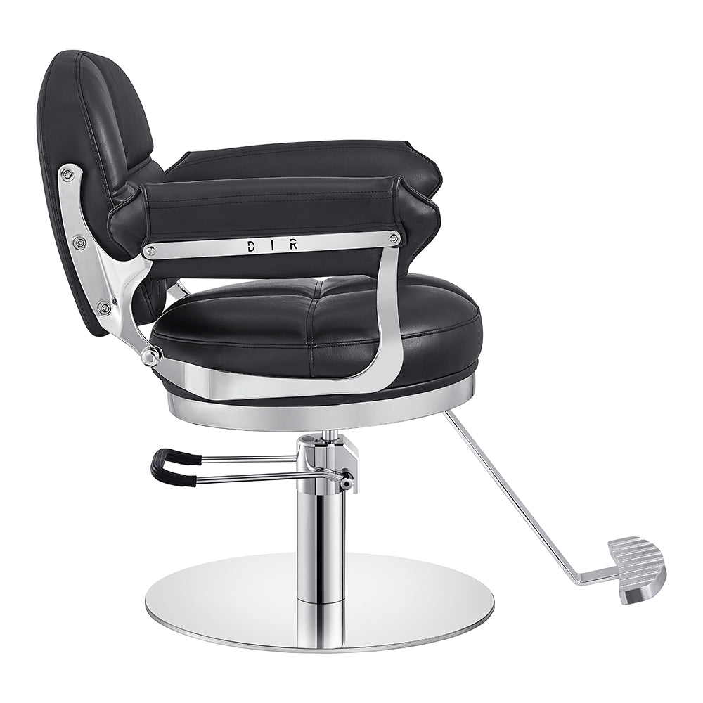 Milano Salon Hairdressing Styling Chair Black DIR