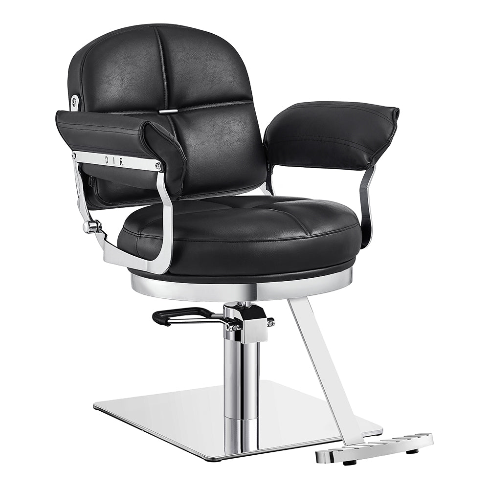 Milano Salon Hairdressing Styling Chair Black DIR