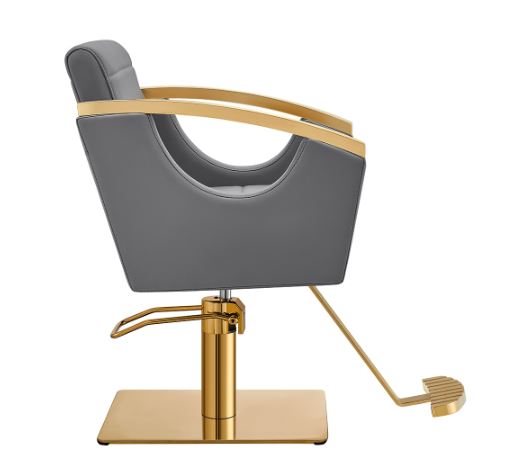 Bello Gold Classic Salon Chair Gray DIR