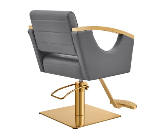 Bello Gold Classic Salon Chair Gray DIR
