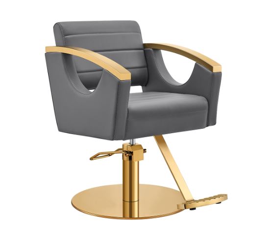 Bello Gold Classic Salon Chair Gray DIR