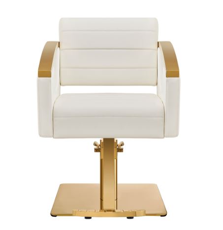Bello Gold Classic Salon Chair White DIR
