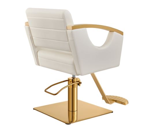 Bello Gold Classic Salon Chair White DIR