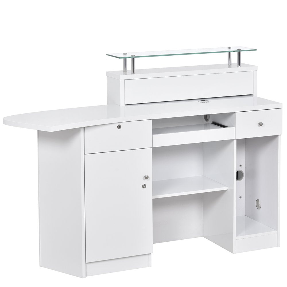 Gattino LED Lighting Reception Desk White DIR