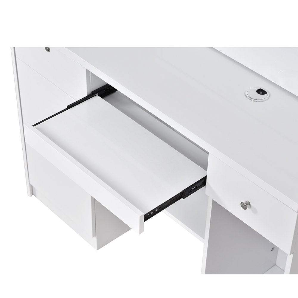 Gattino LED Lighting Reception Desk White DIR
