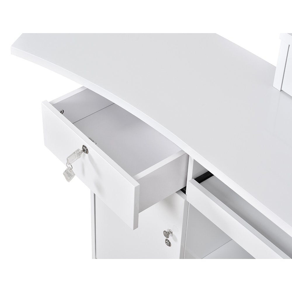 Gattino LED Lighting Reception Desk White DIR