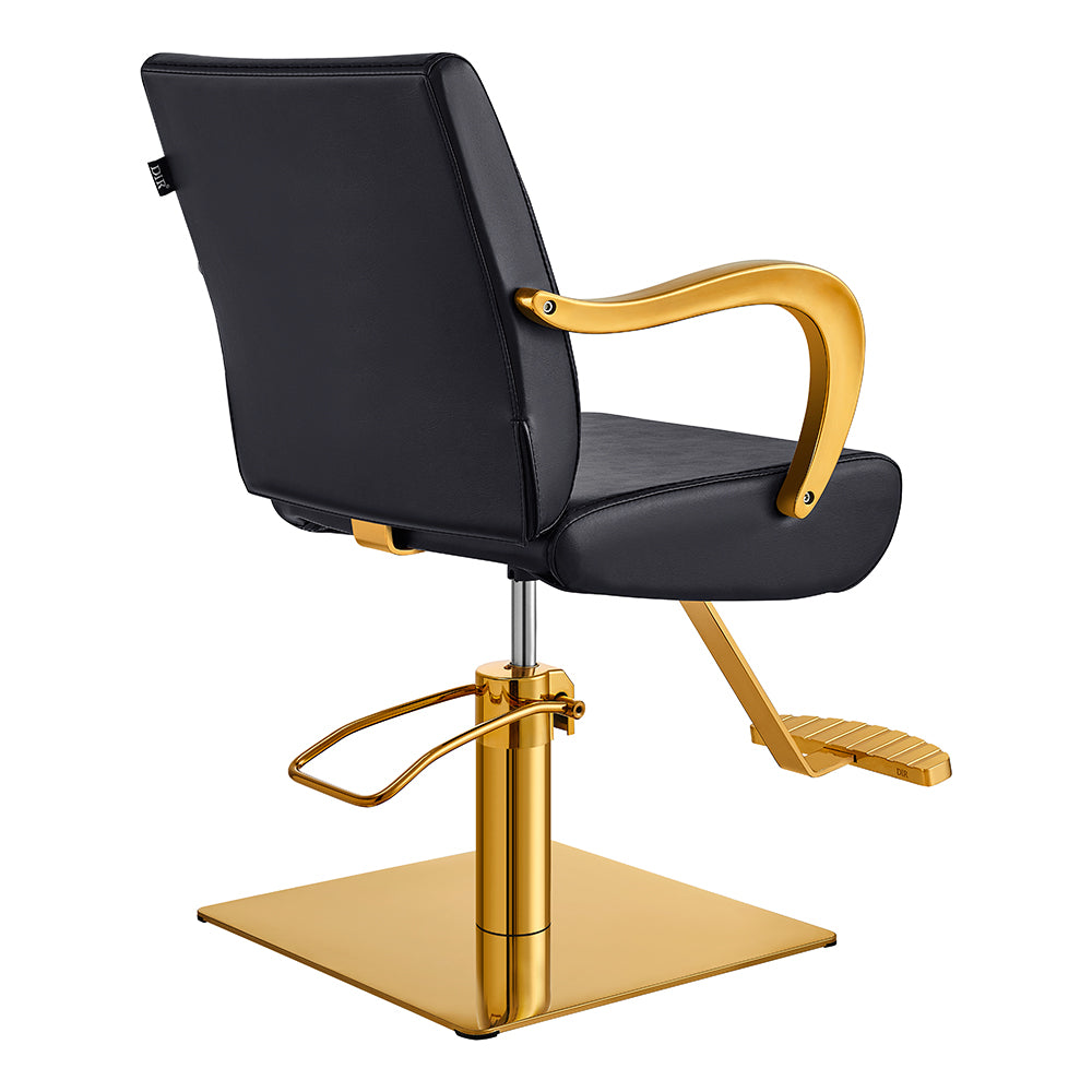 Meteor Gold Salon Styling Chair Black DIR