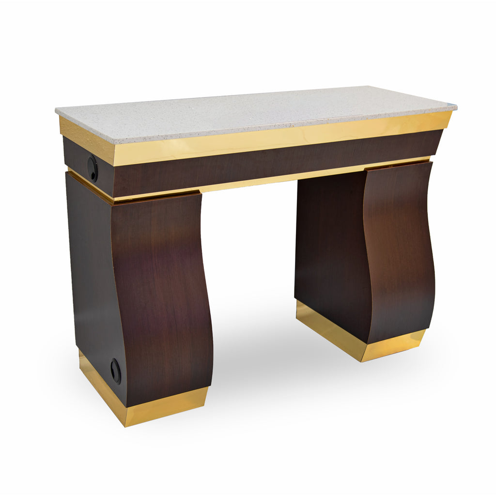 42" Sewell Single Nail Table – Chocolate