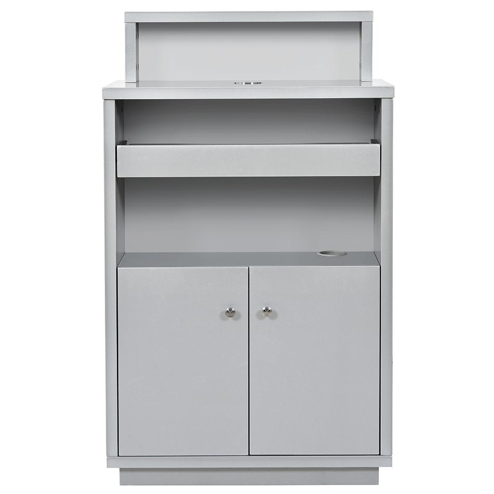 Orsacchiotto LED Lighting Reception Desk Silver DIR