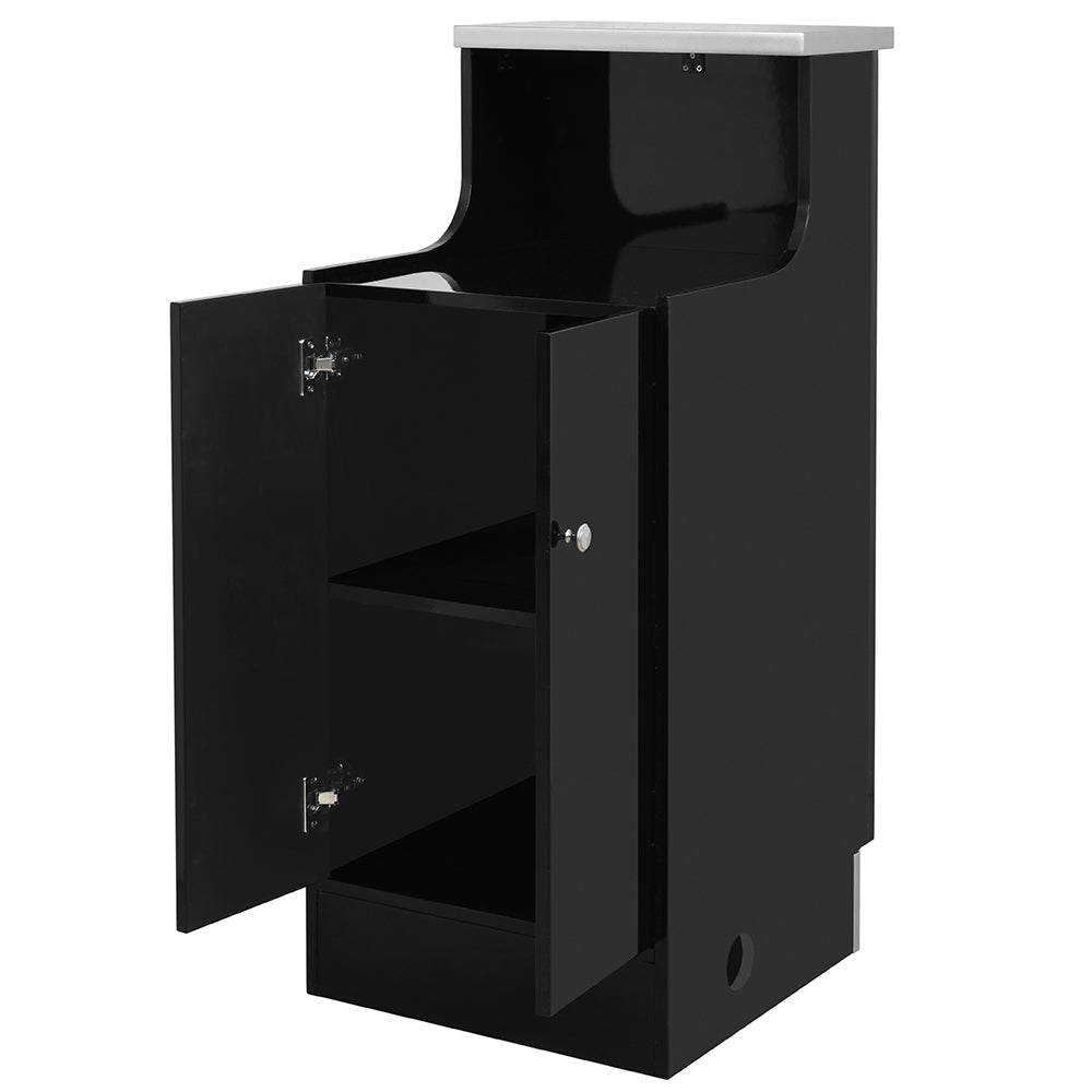 Janus LED Lighted Storage Reception Desk - Double Door DIR
