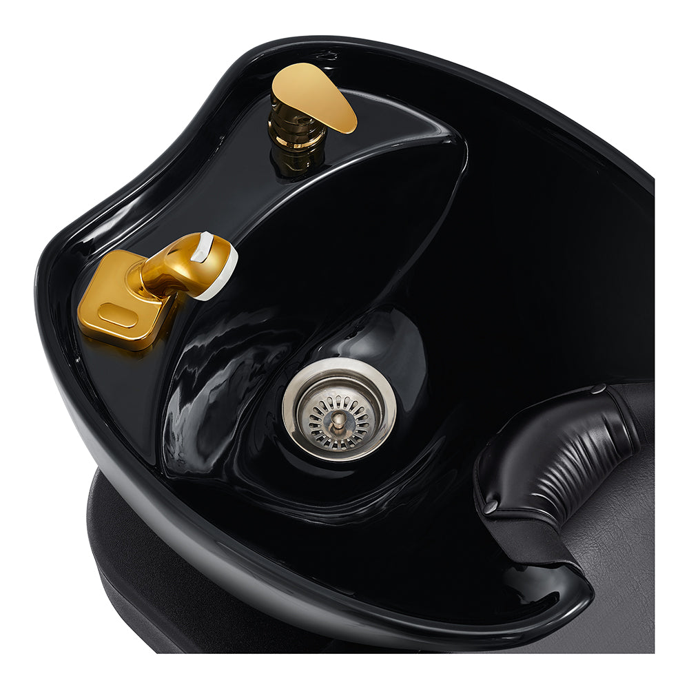 Bella V Gold Reclining Massage Backwash Gray DIR