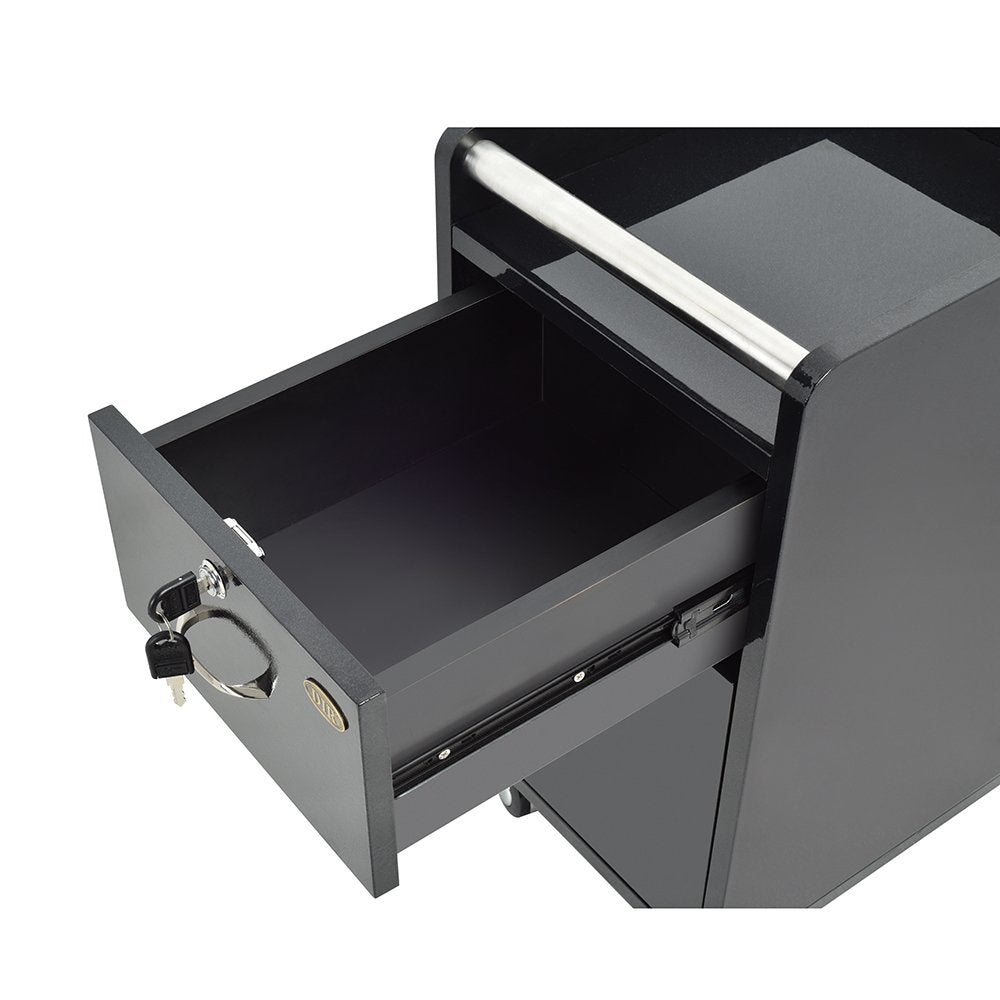 Pedi-Mani Trolley Cart Black DIR