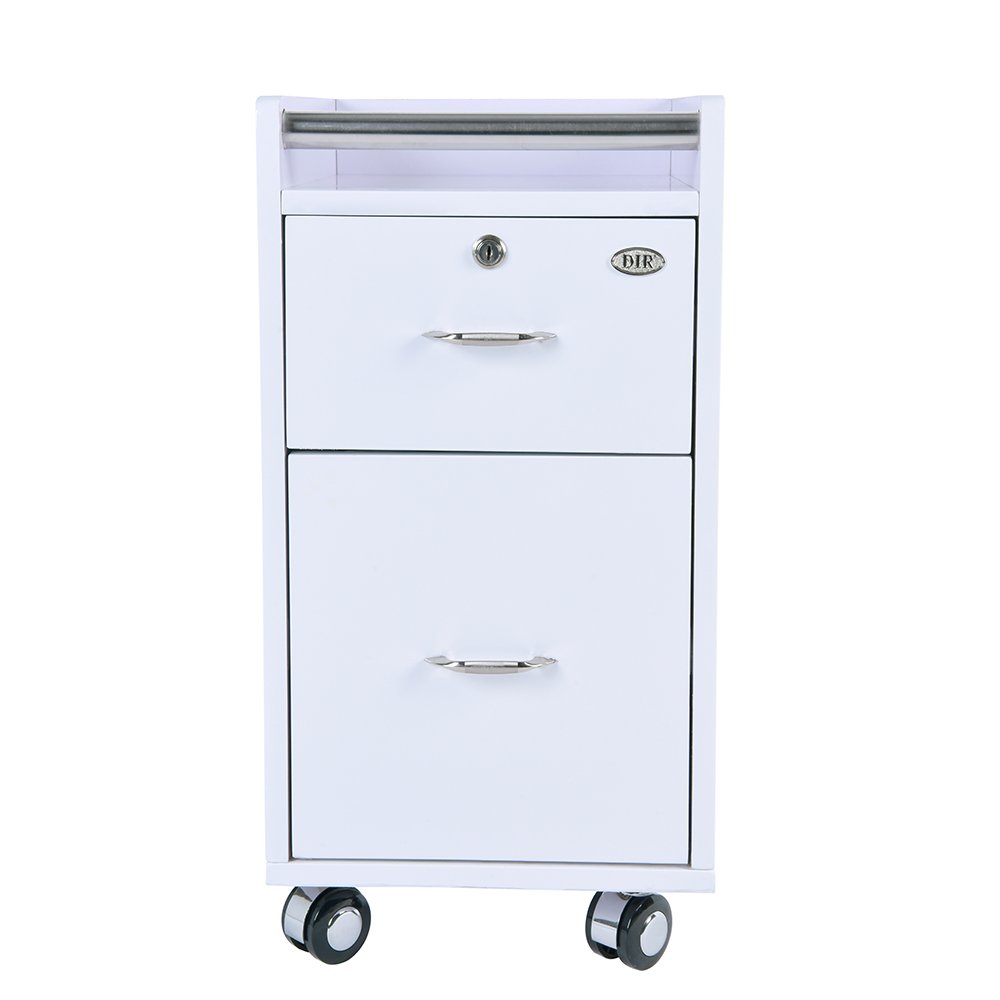 Pedi-Mani Trolley Cart White DIR