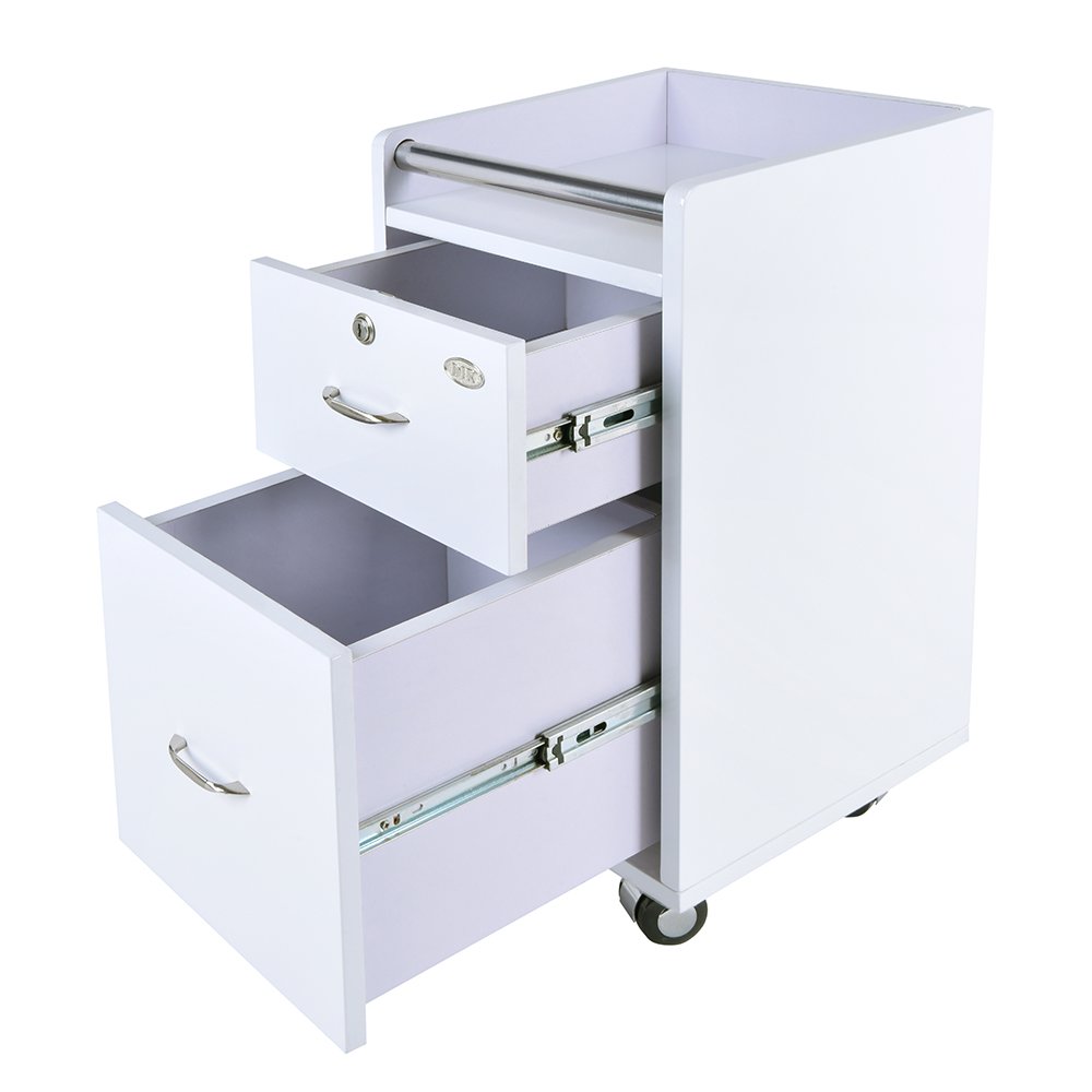 Pedi-Mani Trolley Cart White DIR