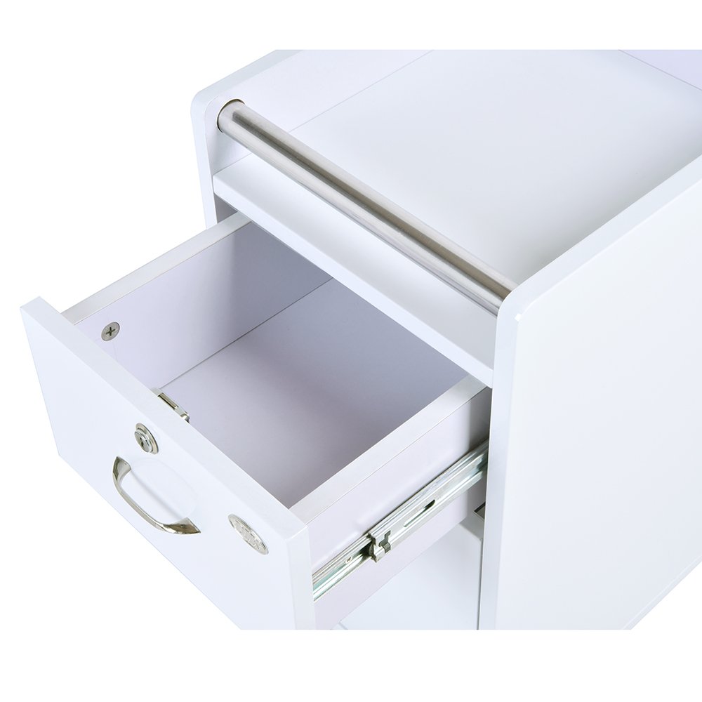 Pedi-Mani Trolley Cart White DIR