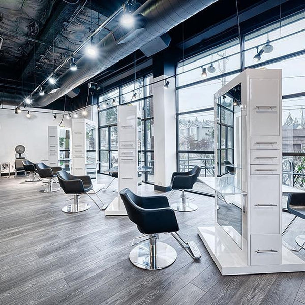 TAHITI Double Sided Styling Station Gloss White AGS Beauty