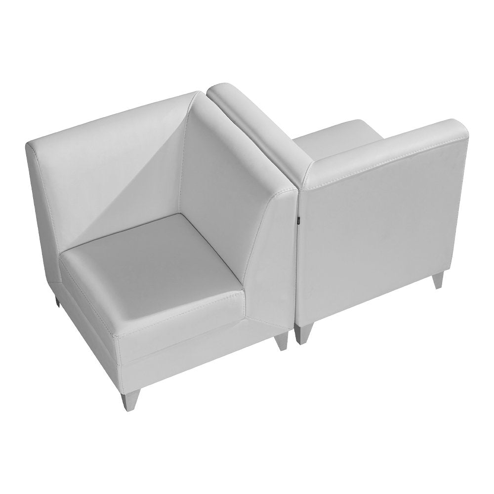 Magic Cubo Waiting Bench White - 2 Seats DIR