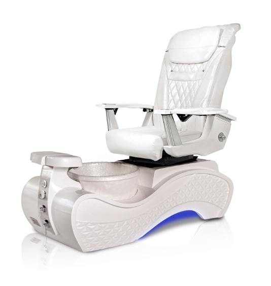 New Beginning 3D SOLID-WHITE Pedicure Chair