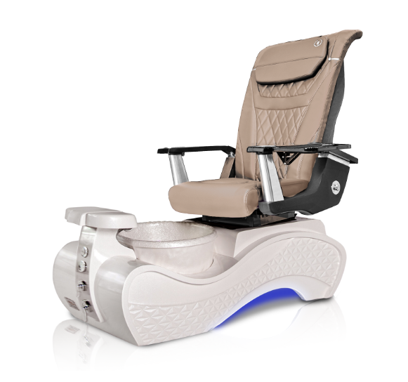 New Beginning 3D SOLID-WHITE Pedicure Chair