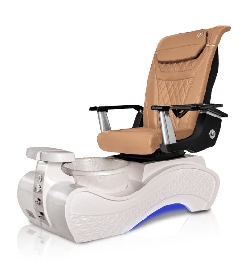 New Beginning 3D SOLID-WHITE Pedicure Chair