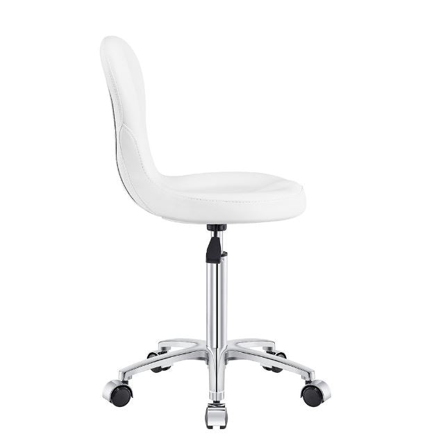 Futuro Salon Stool White DIR