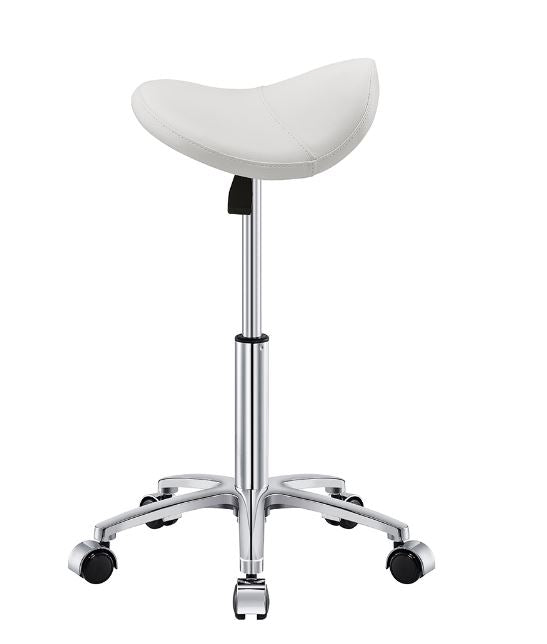 Nero Salon Stool White DIR