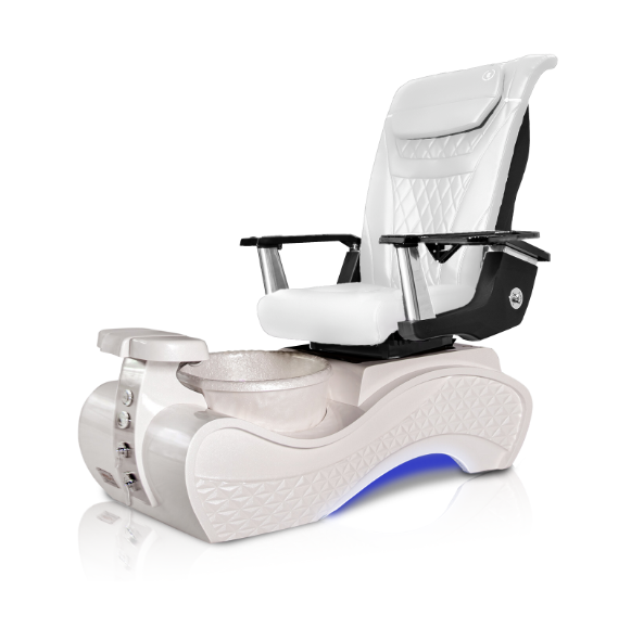 New Beginning 3D SOLID-WHITE Pedicure Chair