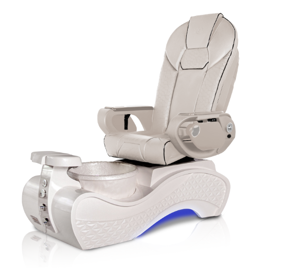 New Beginning 3D SOLID-WHITE Pedicure Chair