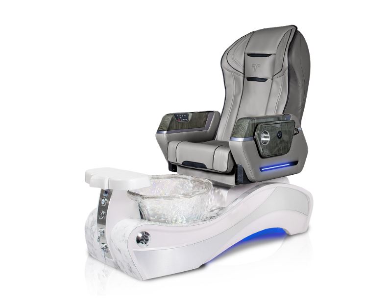 New Beginning 1 WHITE-MARBLE Pedicure Chair