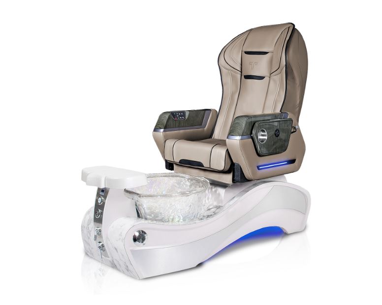 New Beginning 1 WHITE-MARBLE Pedicure Chair