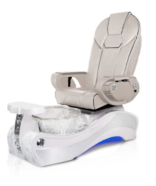 New Beginning 1 WHITE-MARBLE Pedicure Chair