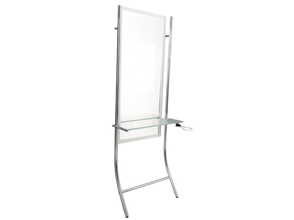 Single Hanging Mirror Styling Station AGS Beauty