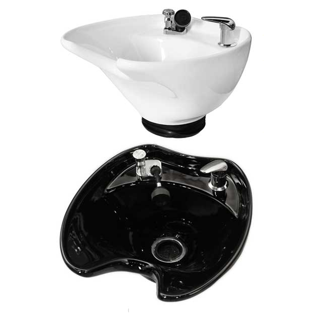 8600 Porcelain Bowl Tilting White Jeffco - Shampoo Bowls