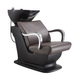Beckman Shampoo Backwash Unit with Adjustable Seat Brown DIR