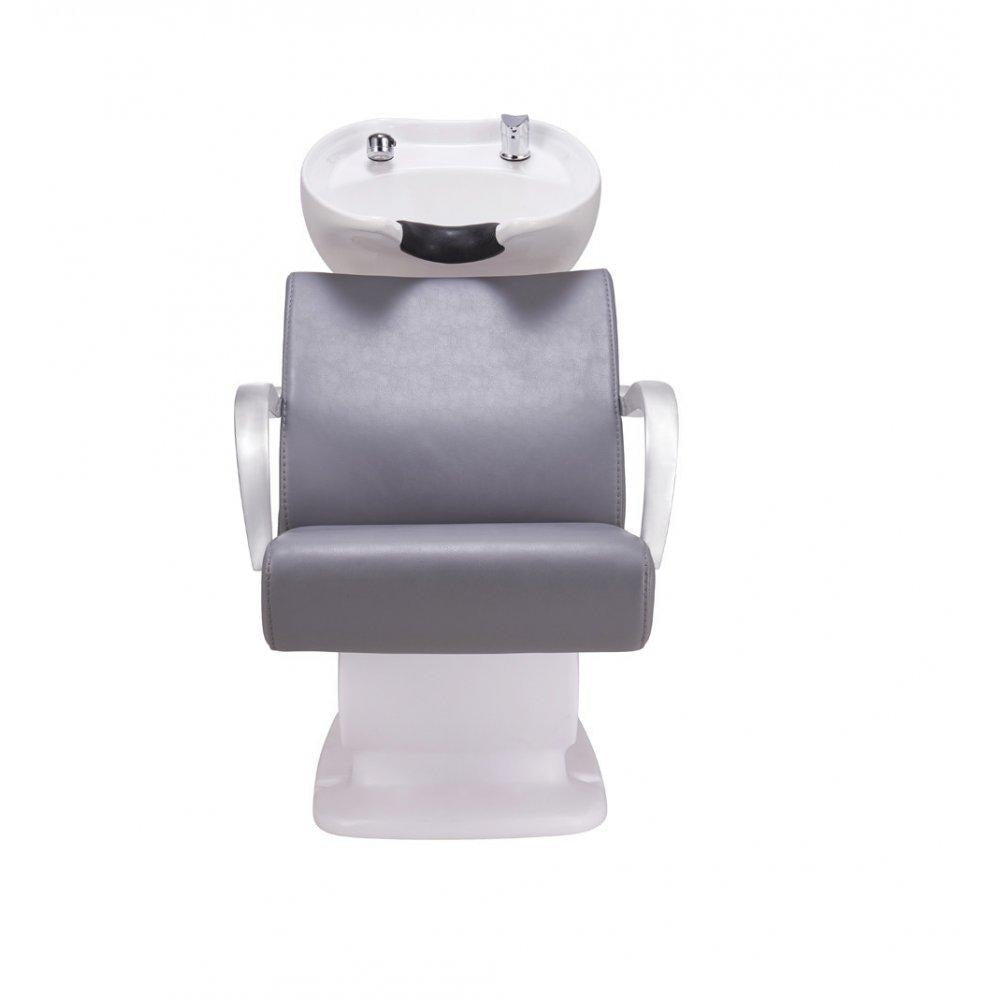 Beckman Shampoo Backwash Unit with Adjustable Seat Grey DIR - Backwashes