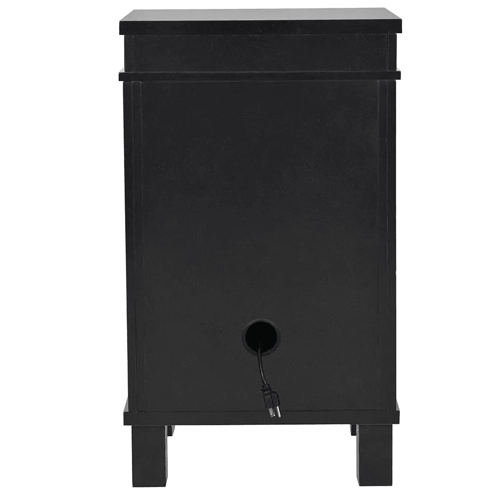 Bordeaux Styling Station Cabinet Black DIR - Styling Stations