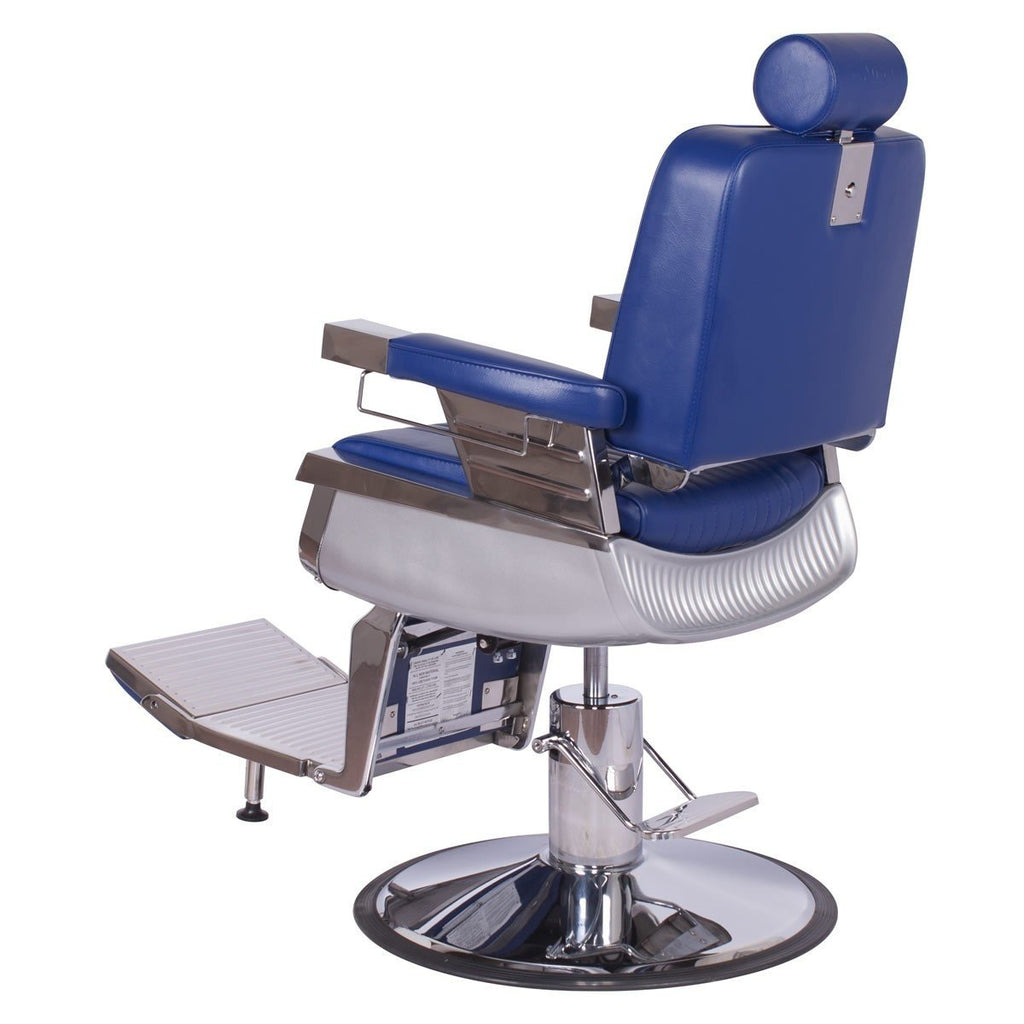 Constantine Barber Chair Royal Blue AGS Beauty - Barber Chairs