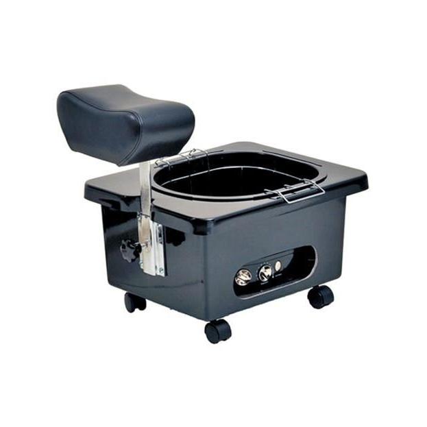 Fiberglass Portable Footsie Pedicure Spa DG105 Pibbs - Black - Portable Units