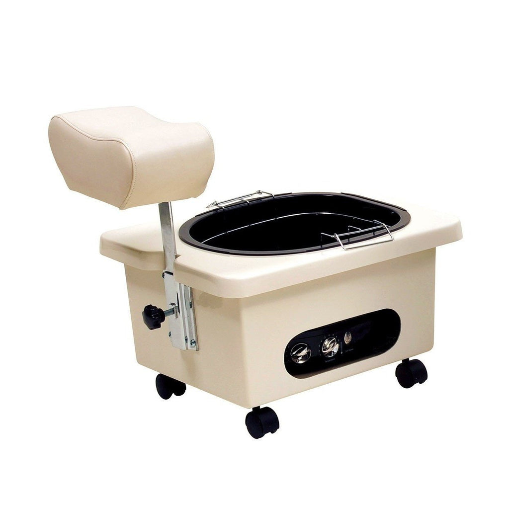 Fiberglass Portable Footsie Pedicure Spa DG105 Pibbs - Ivory - Portable Units