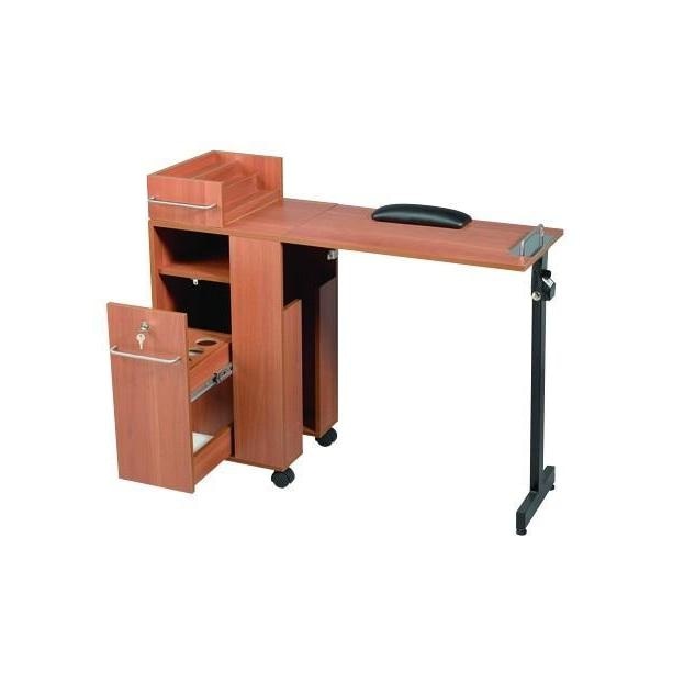 Folding Manicure Table Wild Cherry Pibbs - Manicure Tables